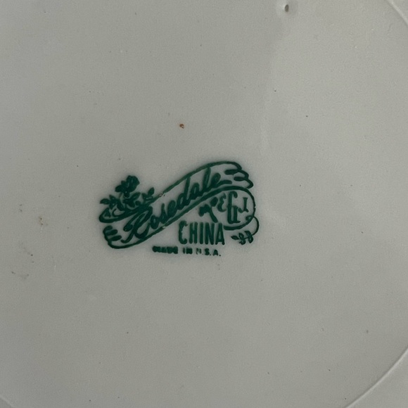 Vintage Rosedale Gold Plate 11” - Picture 7 of 7